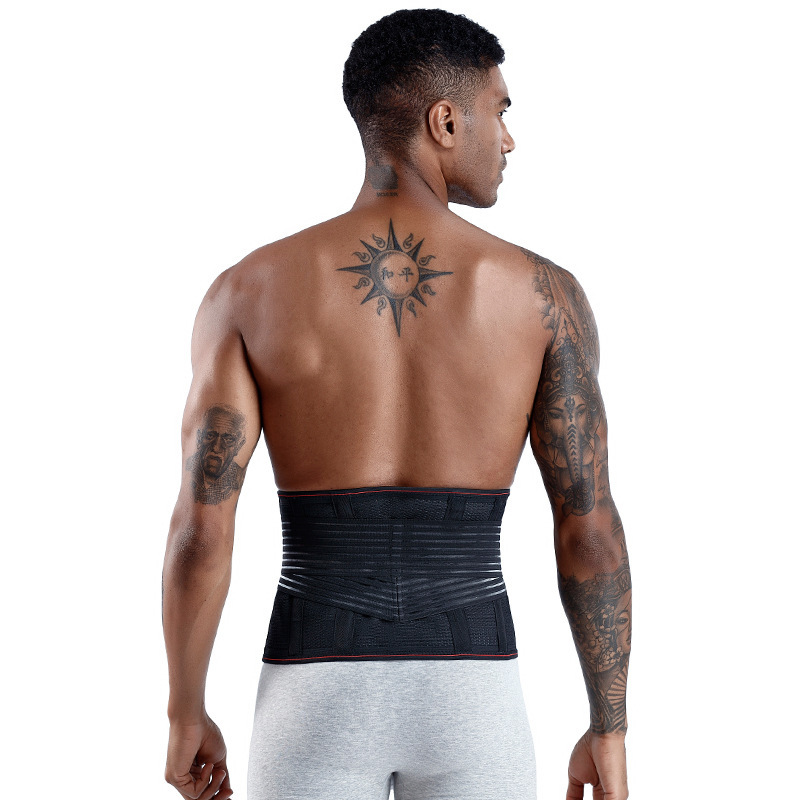 Back Support Weight Loss Brace Belt Lumbar Lower Waist Double Adjust Back Pain Relief Waist Support Sport Springs Belt - Image 5