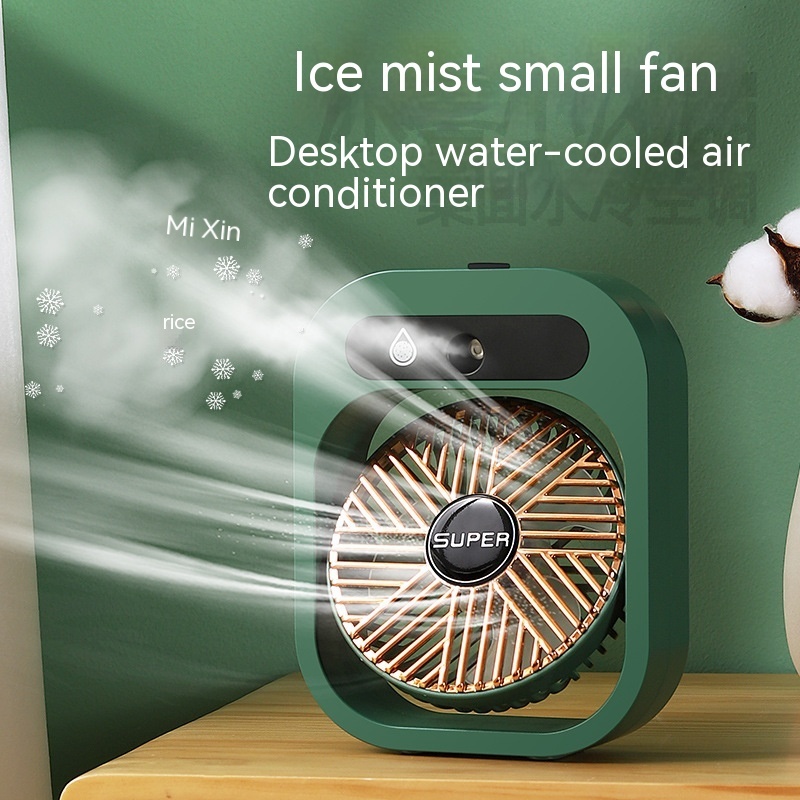 Air Conditioning Fan Desk Misting Fan Air Cooler Cooling USB Rechargeable Humidifier Portable Spray Fan With 3 Wind Speeds Mist Fan For Home - Image 7