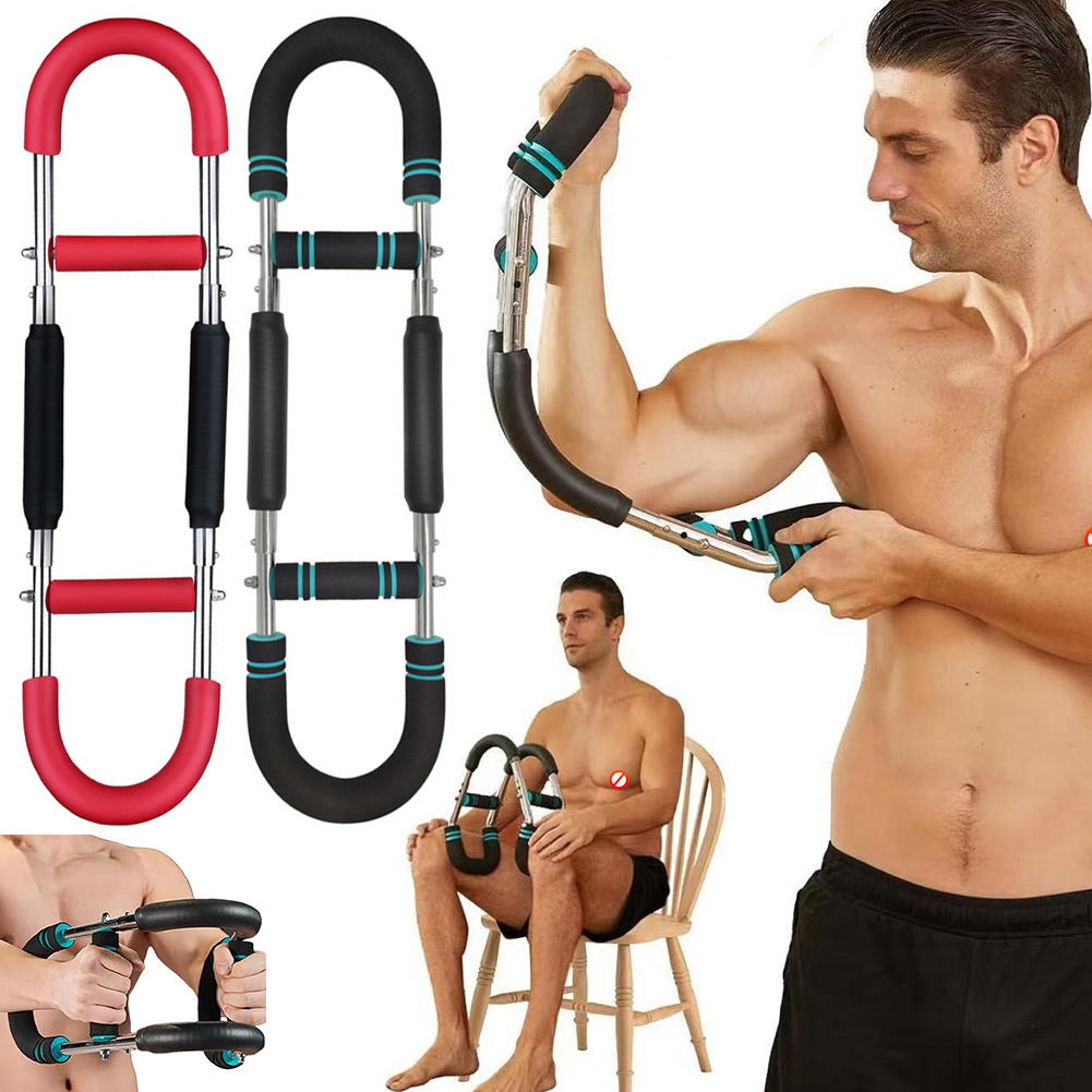 Multi-functional U-shaped Arm Strengthener Chest Trainer Adjustable Forearm Strength Exerciser Home Gym Equipment Bodybuilding - Image 3