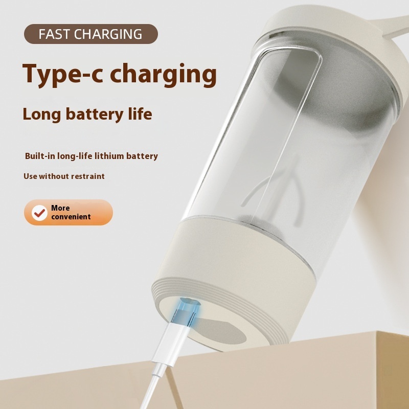 400ML 14oz Electric Protein Powder Mixing Cup Automatic Shaker Mixer Shake Bottle Milk Coffee Blender Kettle Fro Gym 1200mAh - Image 4